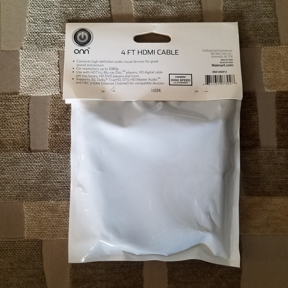 4ft HDMI Cable - Picture 2 of 2